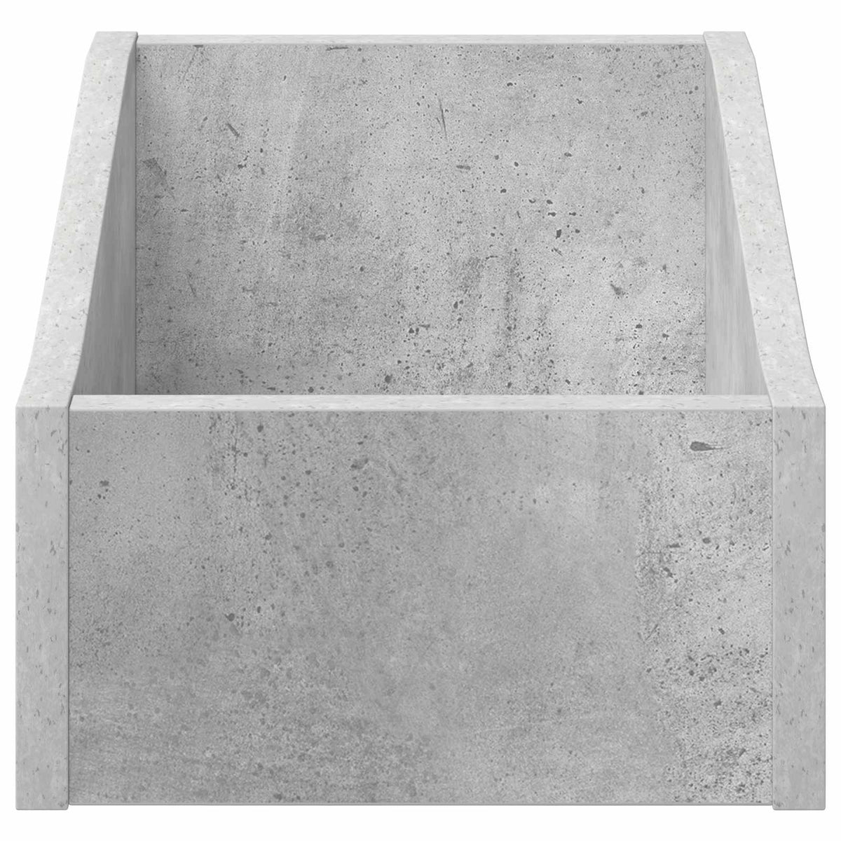 Scatola per dischi LP 2 pz Grigio Cemento 23 x 33 x 16 cm