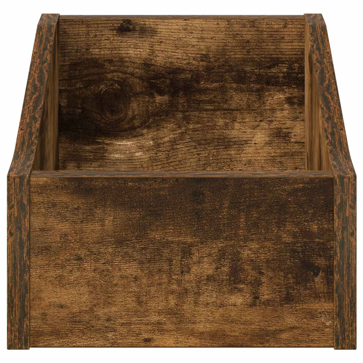 Scatola per dischi LP Rovere Fumo 23 x 33 x 16 cm | homemem39
