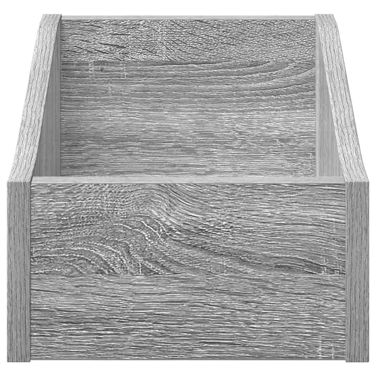 Scatola per dischi LP Sonoma grigio 23 x 33 x 16 cm | homemem39