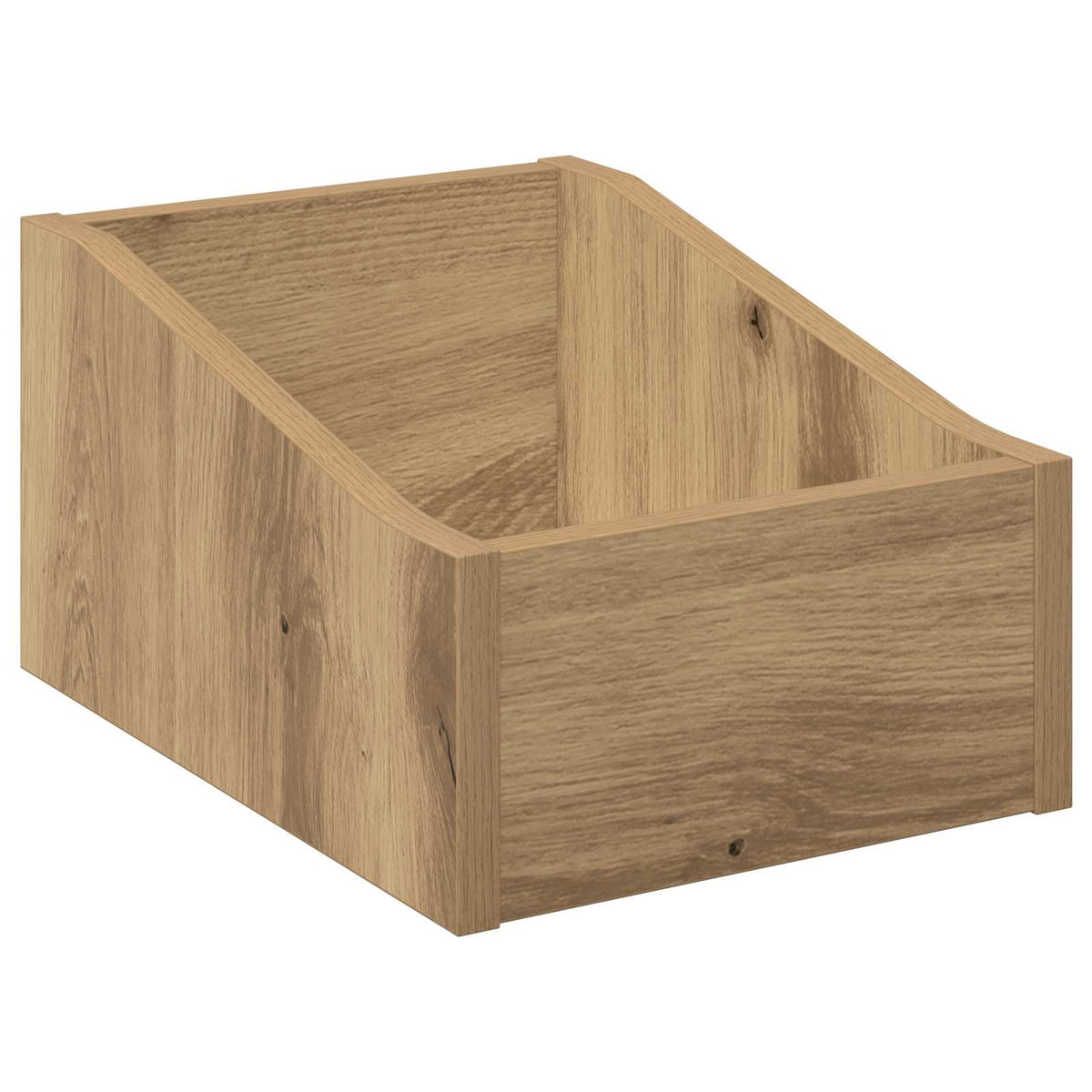 Scatola per dischi LP Rovere Artigianale 23 x 33 x 16 cm | homemem39