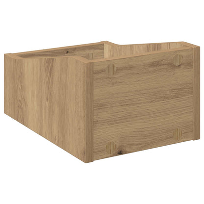 Scatola per dischi LP 2 pz Rovere Artigianale 23 x 33 x 16 cm