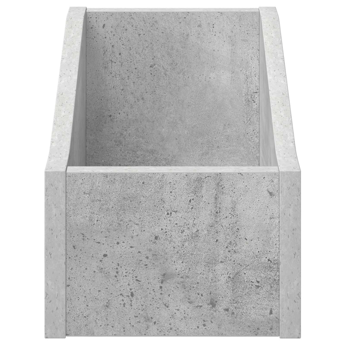 Scatola per dischi LP 2 pz Grigio Cemento 18 x 32 x 18 cm | homemem39