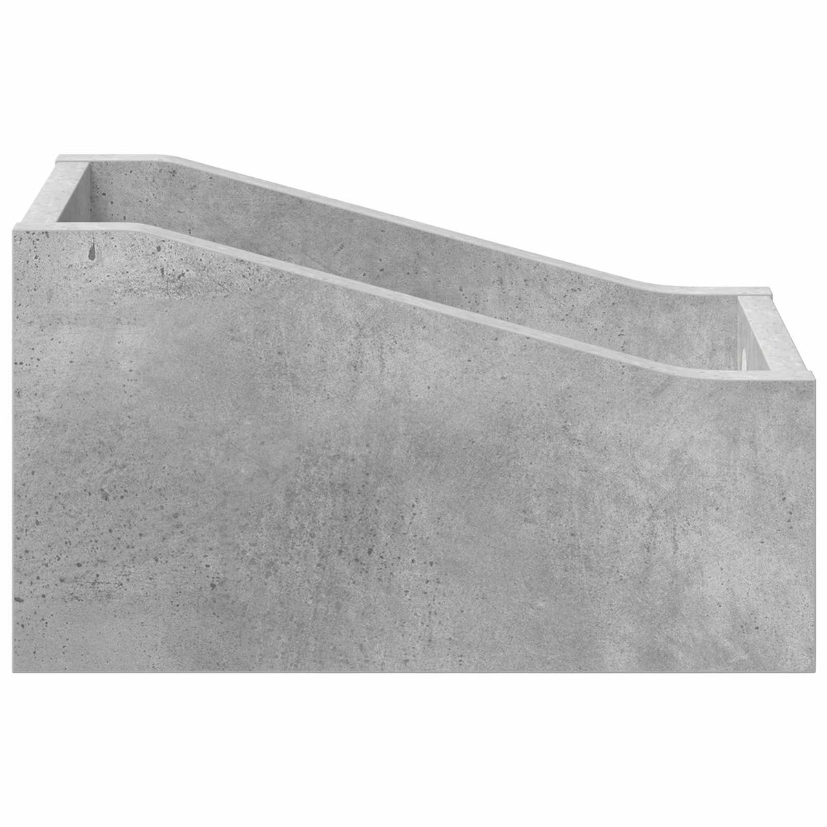 Scatola per dischi LP 2 pz Grigio Cemento 18 x 32 x 18 cm | homemem39