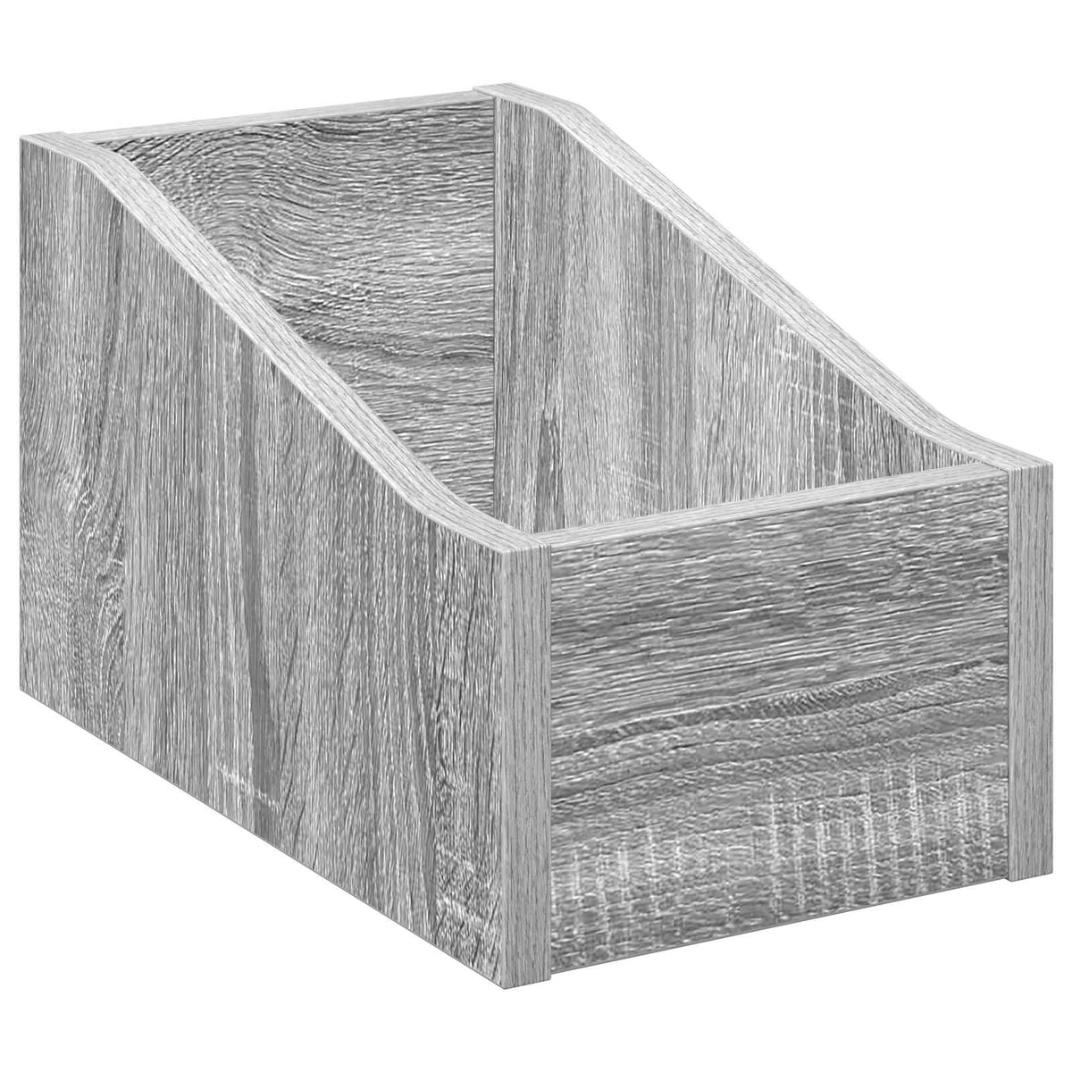 Scatola per dischi LP 2 pz Sonoma grigio 18 x 32 x 18 cm | homemem39