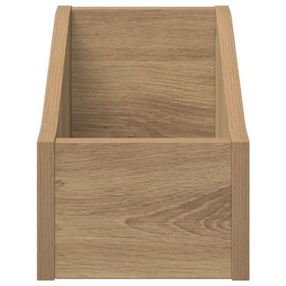 Scatola per dischi LP Rovere Artigianale 18 x 32 x 18 cm