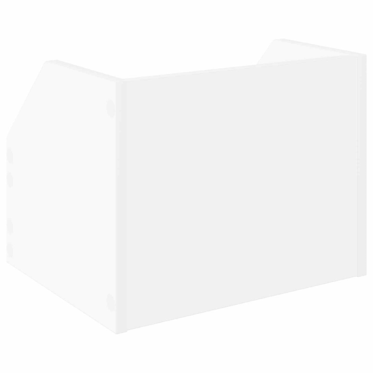 Scatola per album in vinile Bianco 38 x 30 x 29 cm | homemem39
