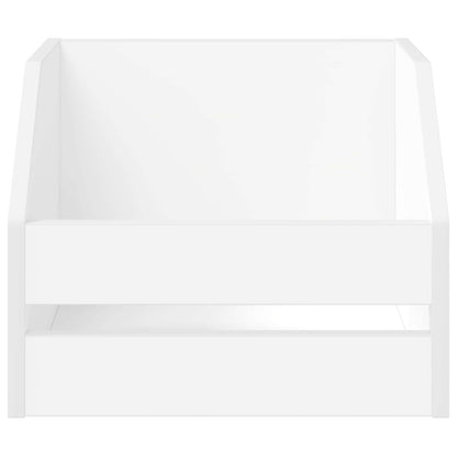 Scatola per album in vinile Bianco 38 x 30 x 29 cm | homemem39