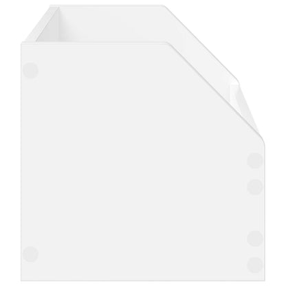 Scatola per album in vinile Bianco 38 x 30 x 29 cm | homemem39