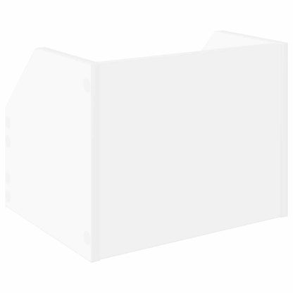 Scatola per album in vinile 2 pz Bianco 38 x 30 x 29 cm | homemem39