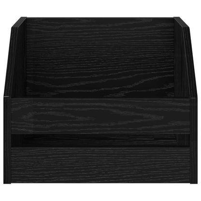 Scatola per album in vinile Rovere Nero 38 x 30 x 29 cm