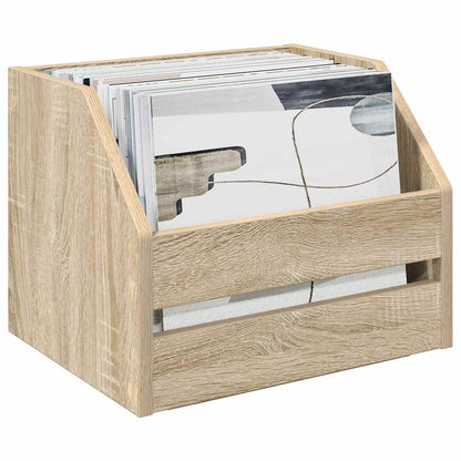 Scatola per album in vinile Rovere Sonoma 38 x 30 x 29 cm