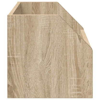 Scatola per album in vinile Rovere Sonoma 38 x 30 x 29 cm