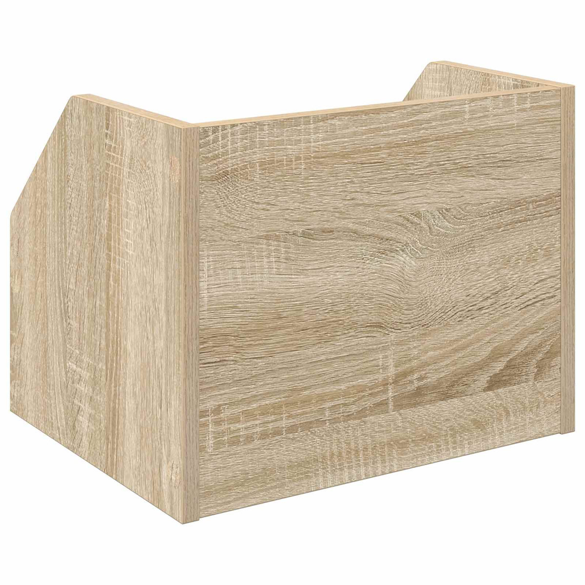Scatola per album in vinile 2 pz Rovere Sonoma 38 x 30 x 29 cm | homemem39