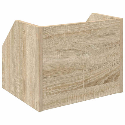 Scatola per album in vinile 2 pz Rovere Sonoma 38 x 30 x 29 cm | homemem39