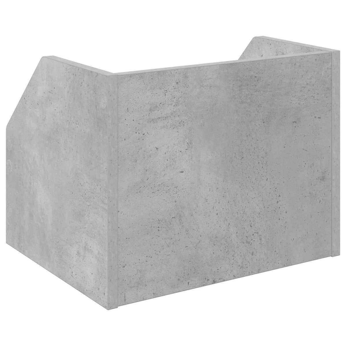 Scatola per album in vinile Grigio Cemento 38 x 30 x 29 cm