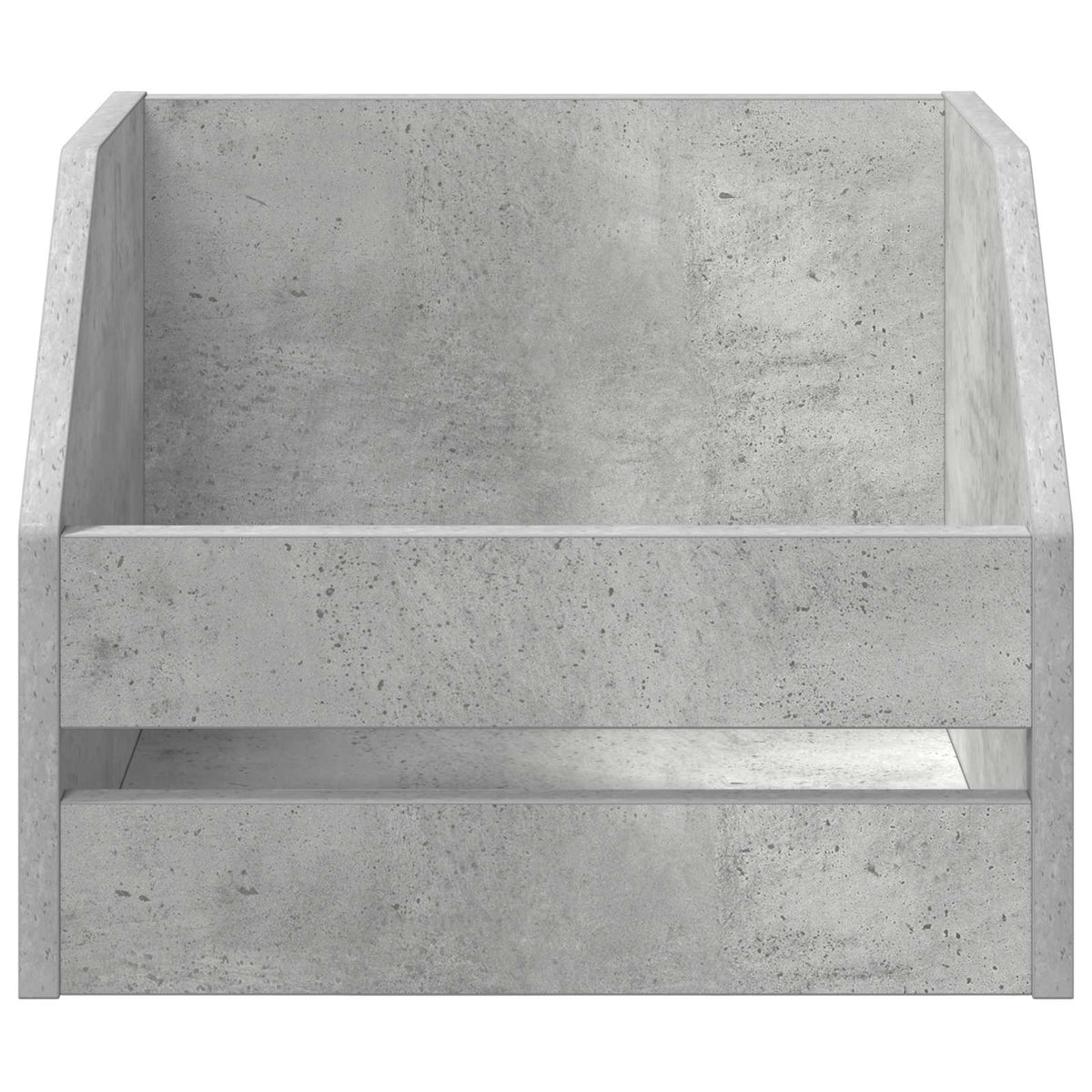 Scatola per album in vinile Grigio Cemento 38 x 30 x 29 cm