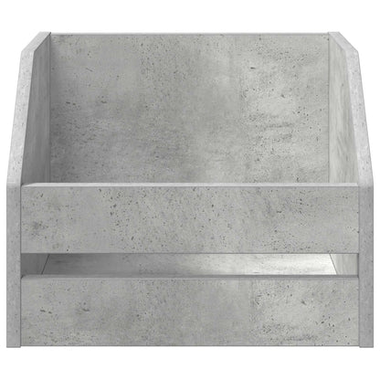 Scatola per album in vinile Grigio Cemento 38 x 30 x 29 cm