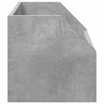 Scatola per album in vinile Grigio Cemento 38 x 30 x 29 cm