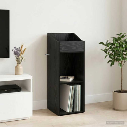 Mobile porta vinili Rovere Nero 36 x 36 x 95,5 cm