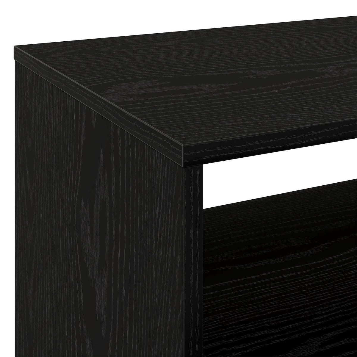 Supporto per giradischi Rovere Nero 71 x 39,5 x 83 cm