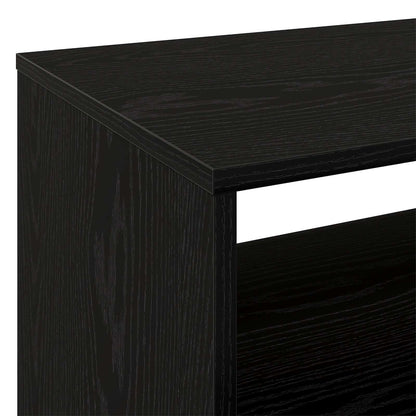 Supporto per giradischi Rovere Nero 71 x 39,5 x 83 cm