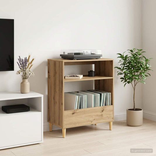 Supporto per giradischi Rovere Artigianale 71 x 39,5 x 83 cm