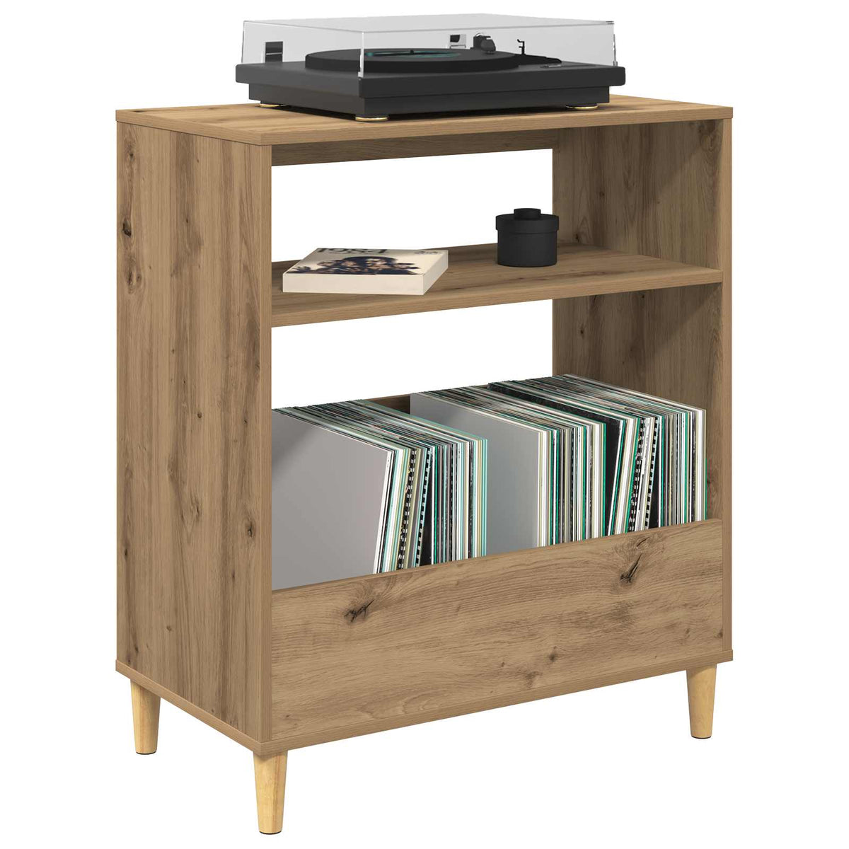 Supporto per giradischi Rovere Artigianale 71 x 39,5 x 83 cm | homemem39