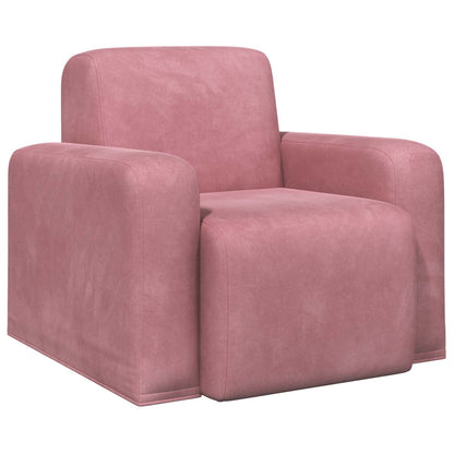 Poltrona Rosa Velluto | homemem39