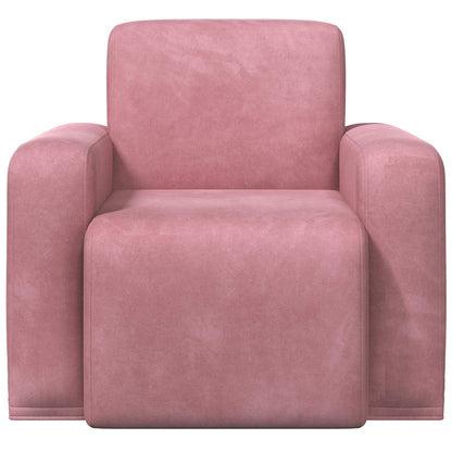 Poltrona Rosa Velluto | homemem39