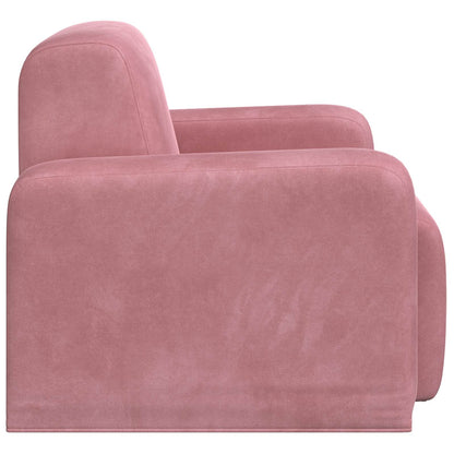 Poltrona Rosa Velluto | homemem39