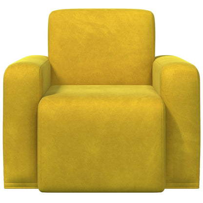 Poltrona Giallo Velluto | homemem39