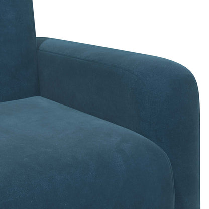 Poltrona Blu Velluto | homemem39