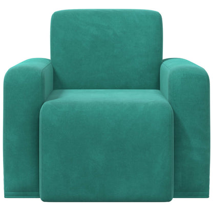 Poltrona Turchese Velluto | homemem39