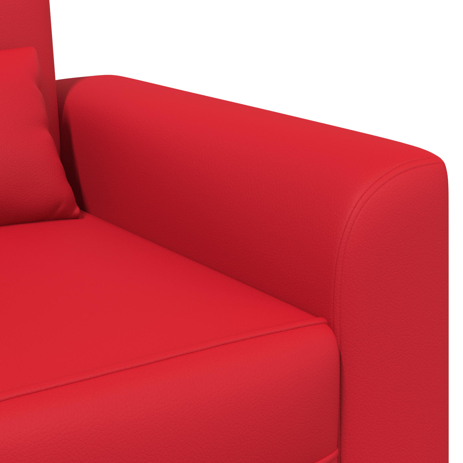 Poltrona Rosso Similpelle | homemem39