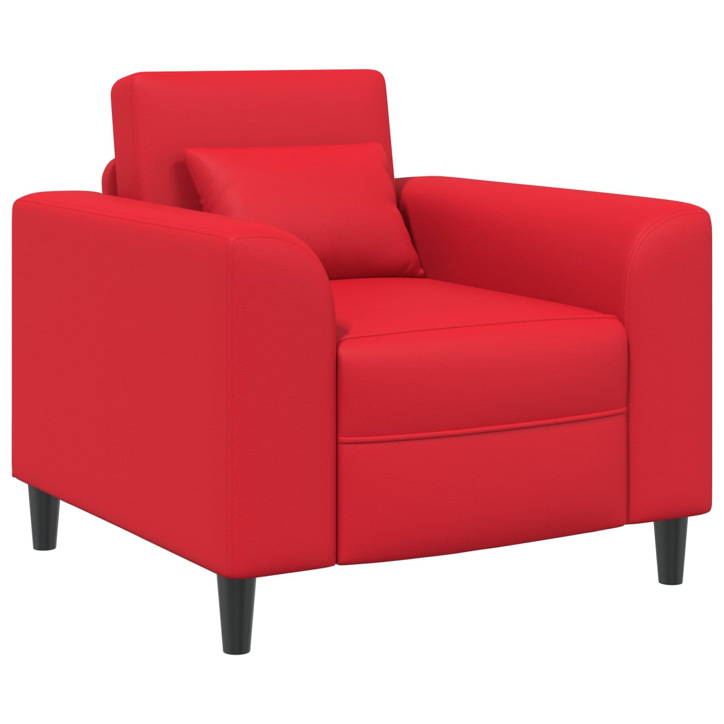 Poltrona Rosso Similpelle | homemem39