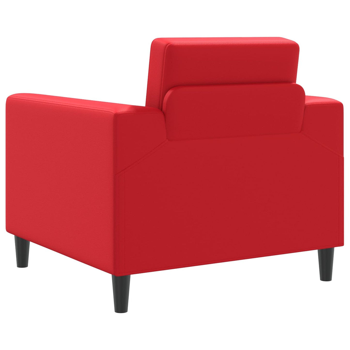Poltrona Rosso Similpelle | homemem39
