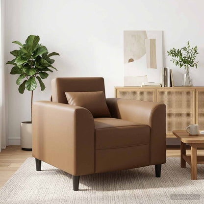 Poltrona Cappuccino Similpelle | homemem39