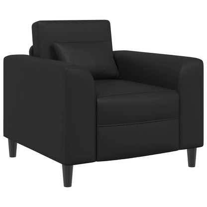 Poltrona Nero Similpelle | homemem39