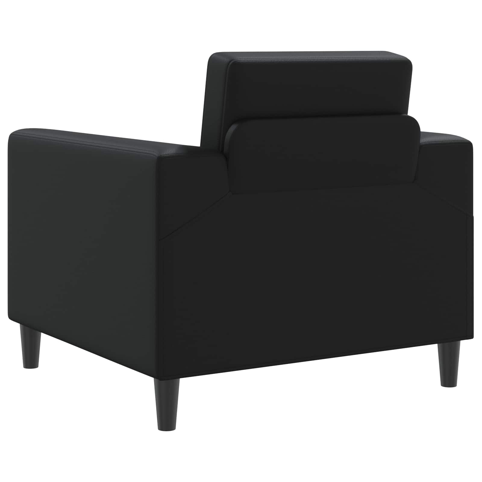 Poltrona Nero Similpelle | homemem39