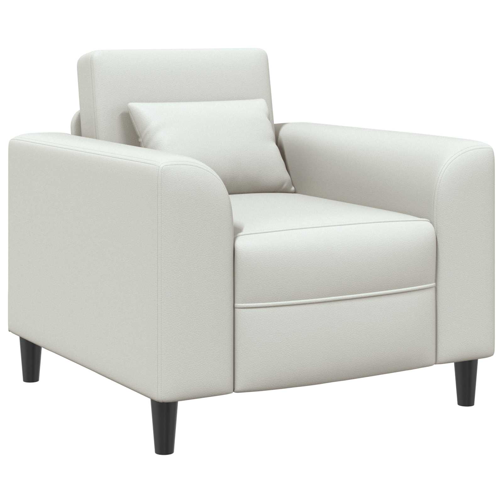 Poltrona Bianco Similpelle | homemem39