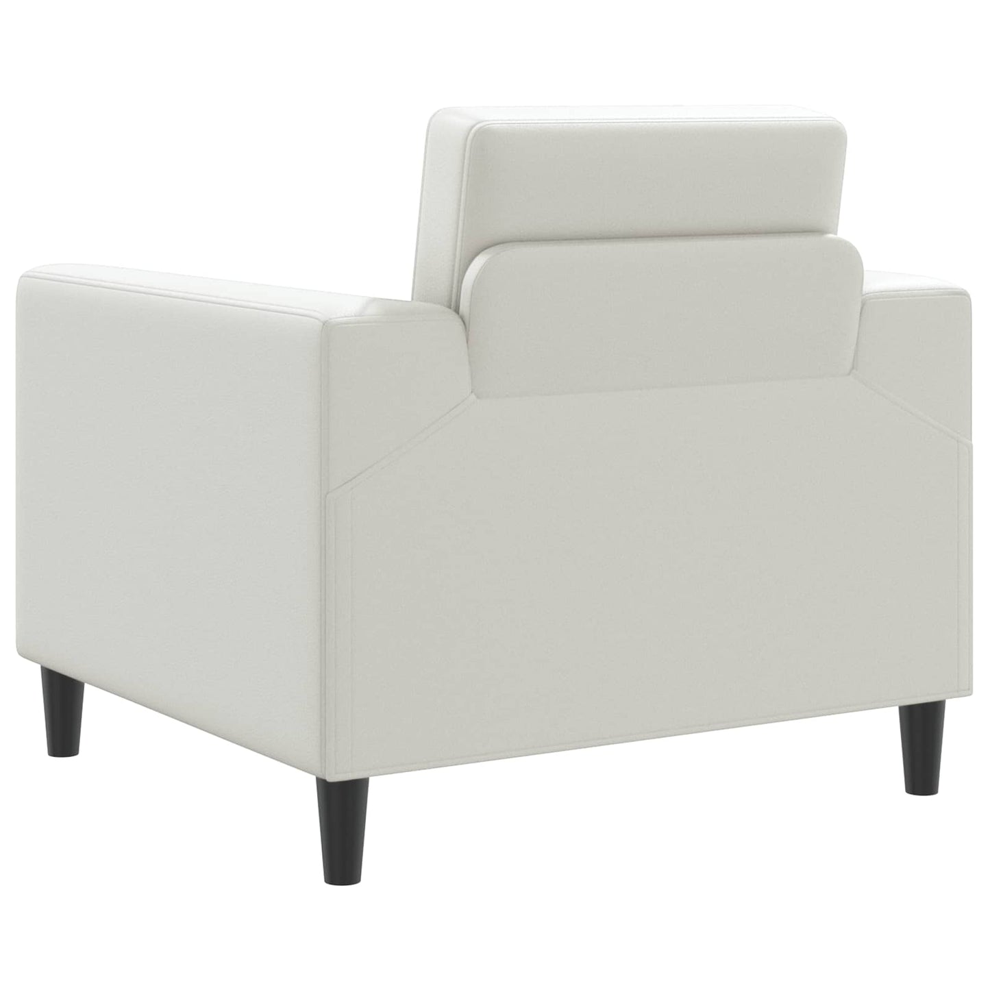 Poltrona Bianco Similpelle | homemem39