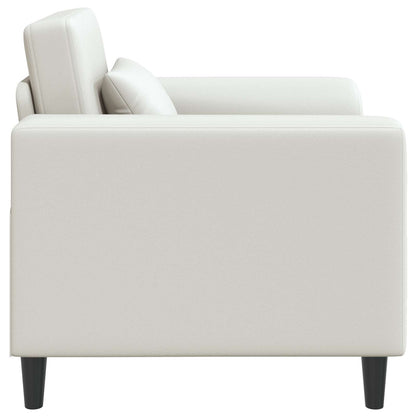 Poltrona Bianco Similpelle | homemem39