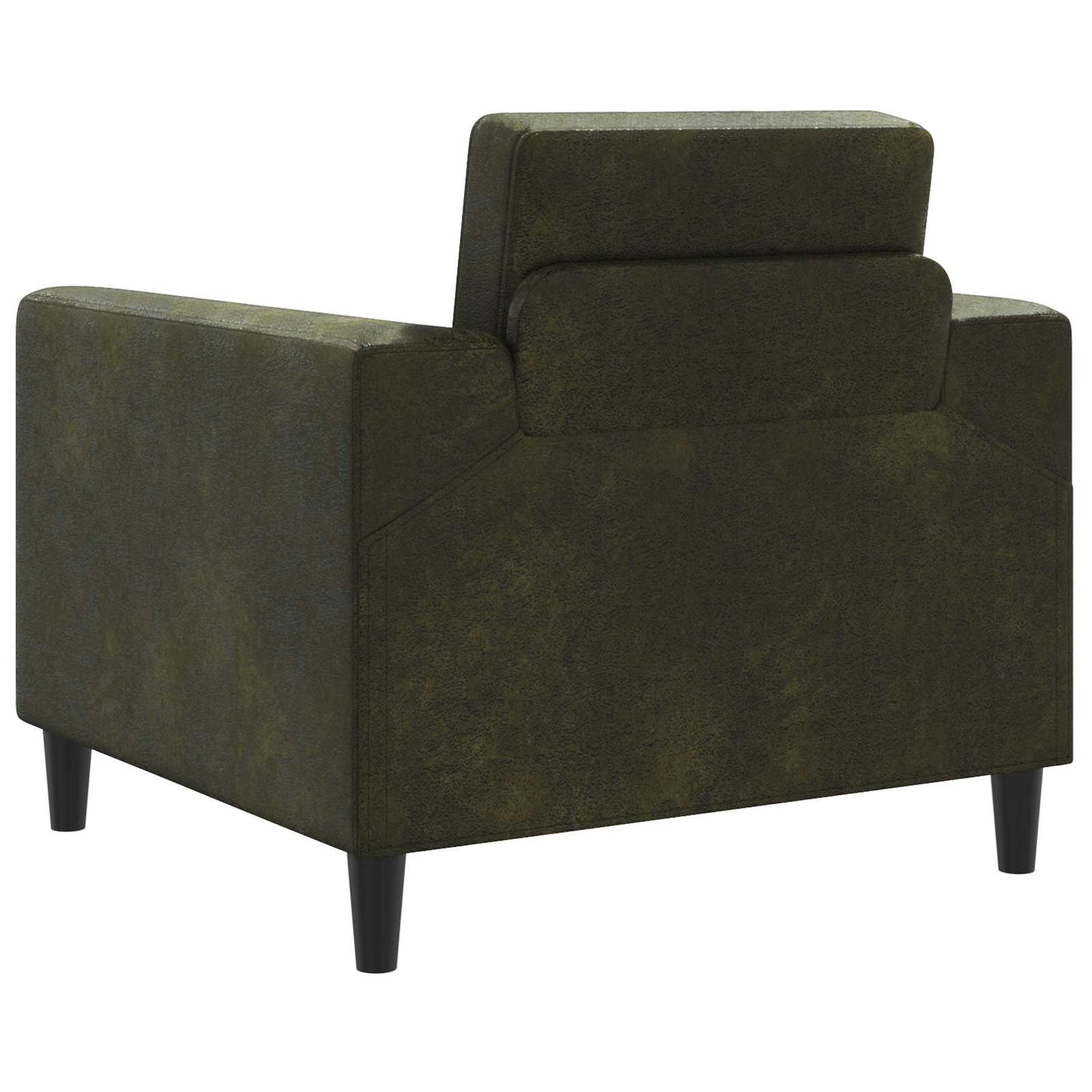 Poltrona Verde militare Pelle Scamosciata Sintetica | homemem39