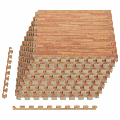 Tappeti 24 pcs legno 8,64 m² Schiuma EVA | homemem39