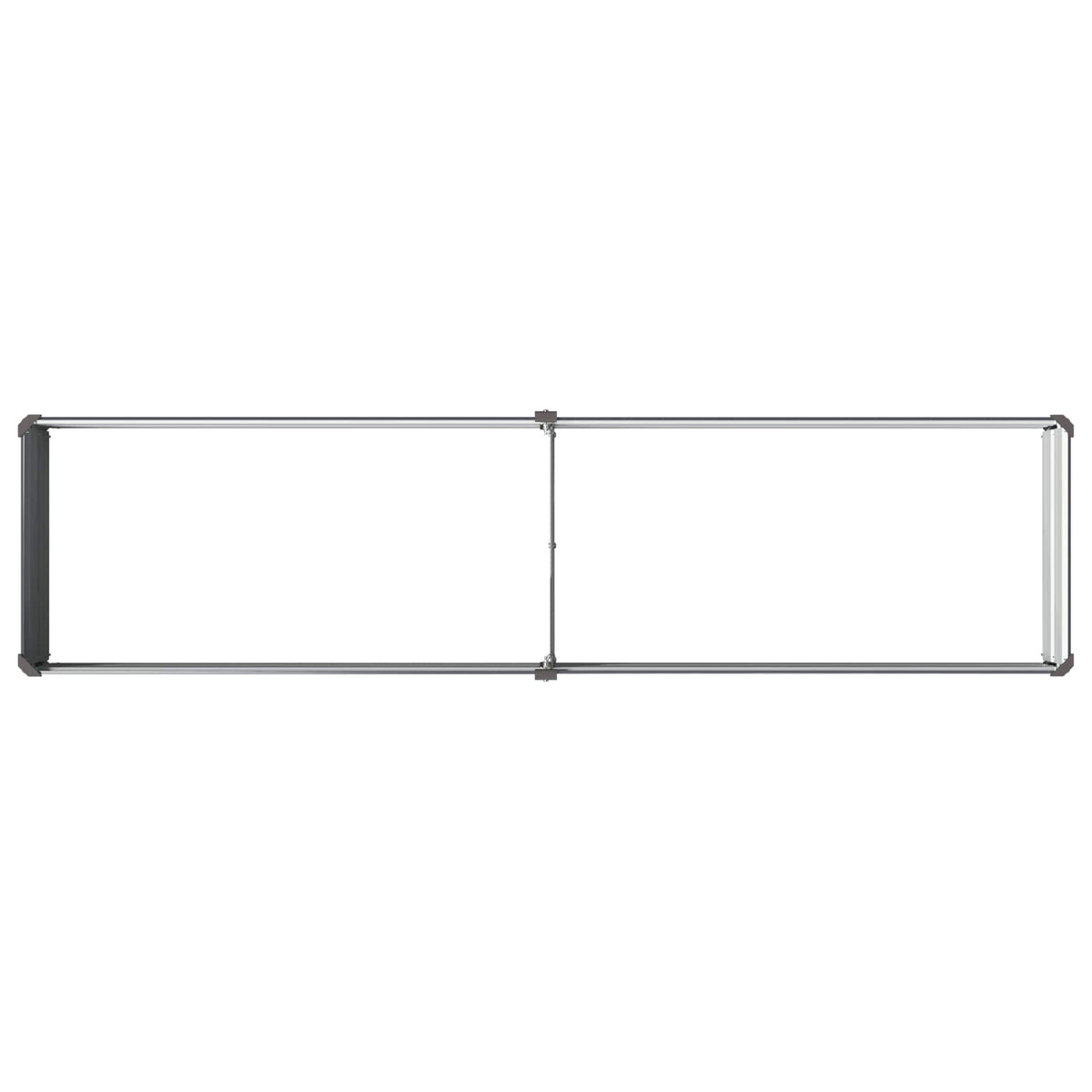 Letto rialzato da giardino Antracite 160 x 40 x 24 cm | homemem39