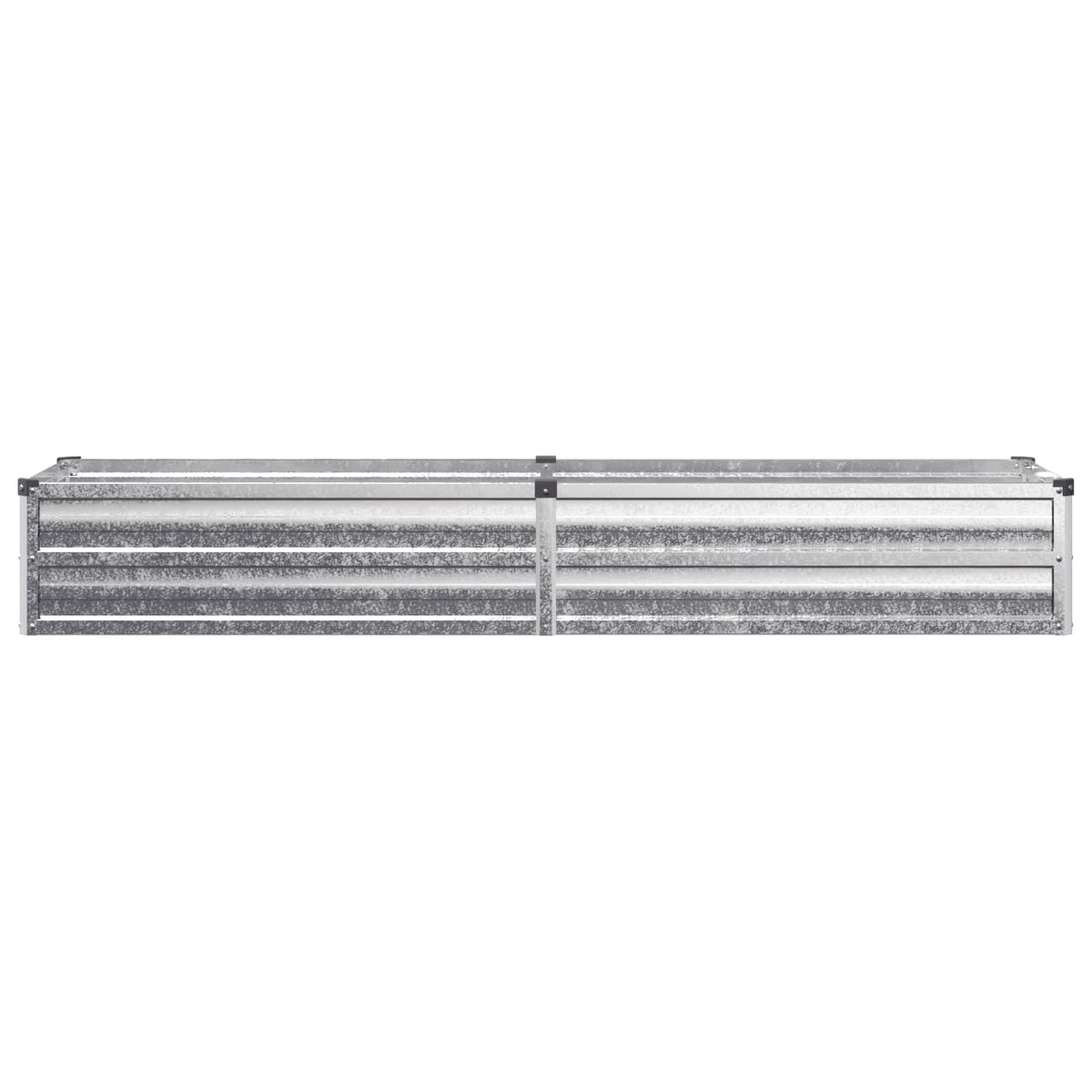 Letto rialzato da giardino Argento 160 x 40 x 24 cm | homemem39