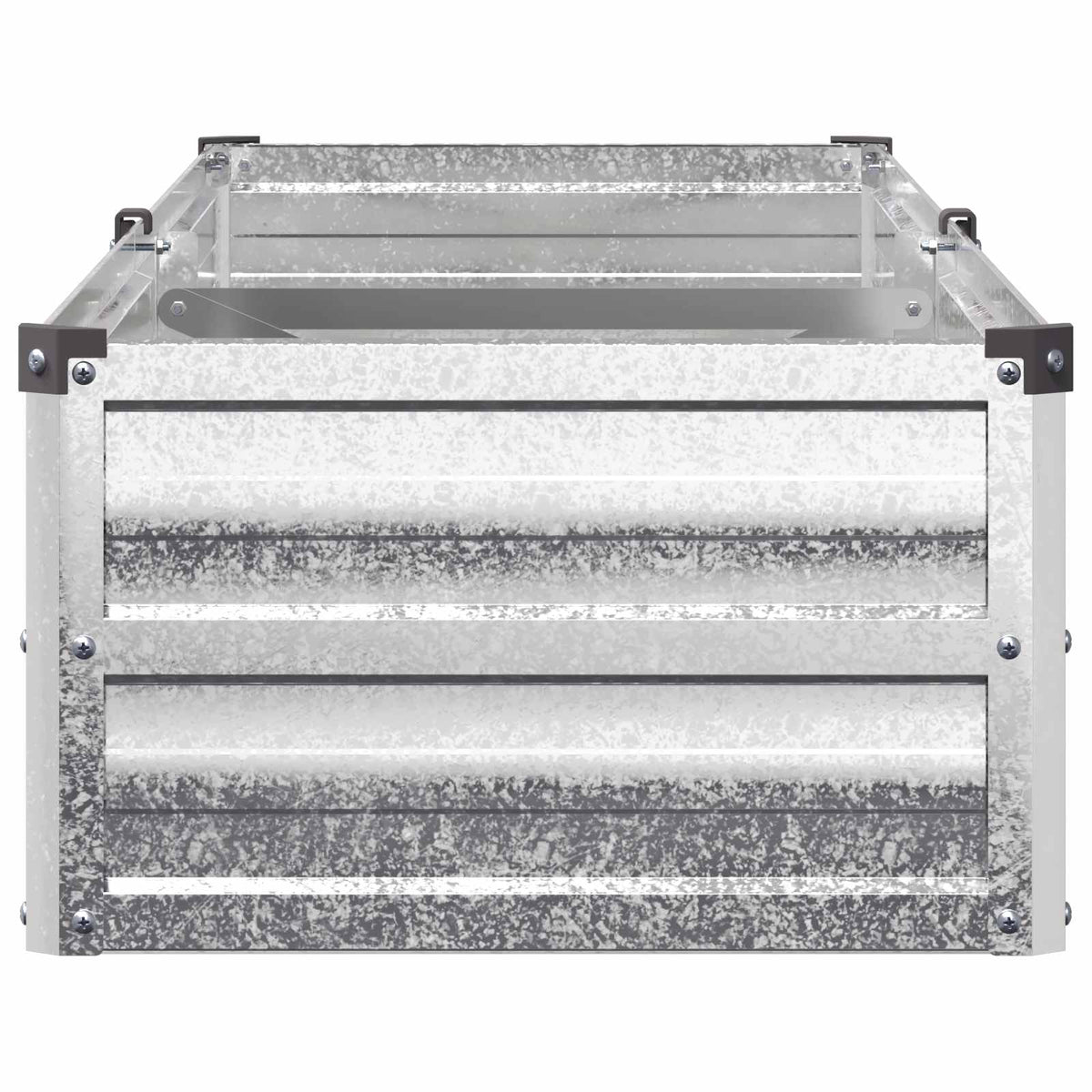 Letto rialzato da giardino Argento 160 x 40 x 24 cm | homemem39