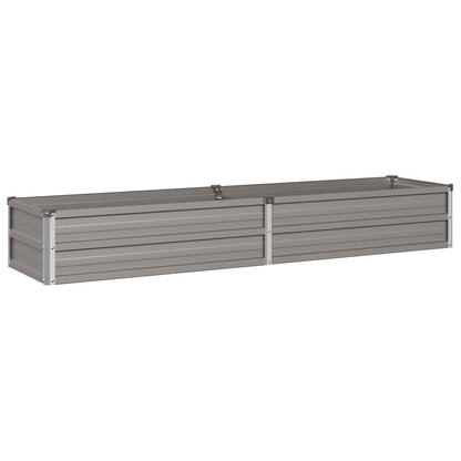 Letto rialzato da giardino Ruggine 160 x 40 x 24 cm cartone