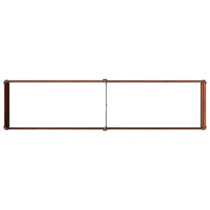 Letto rialzato da giardino Ruggine 160 x 40 x 24 cm cartone | homemem39