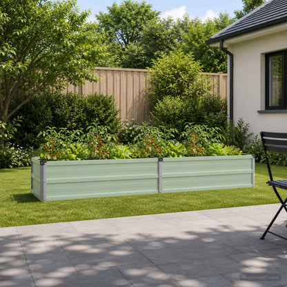 Letto rialzato da giardino Verde Pastello 160 x 40 x 24 cm